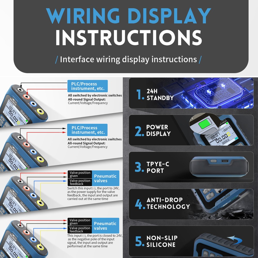 4-20mA Current Volt Simulator 0-10V Signal Generator Sources Transmitter New