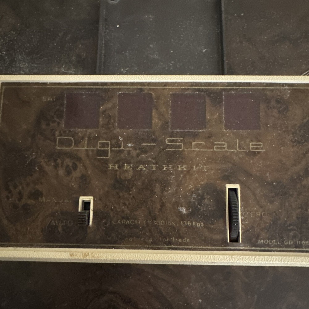Heathkit GD-1186 Digital Scale With Manual