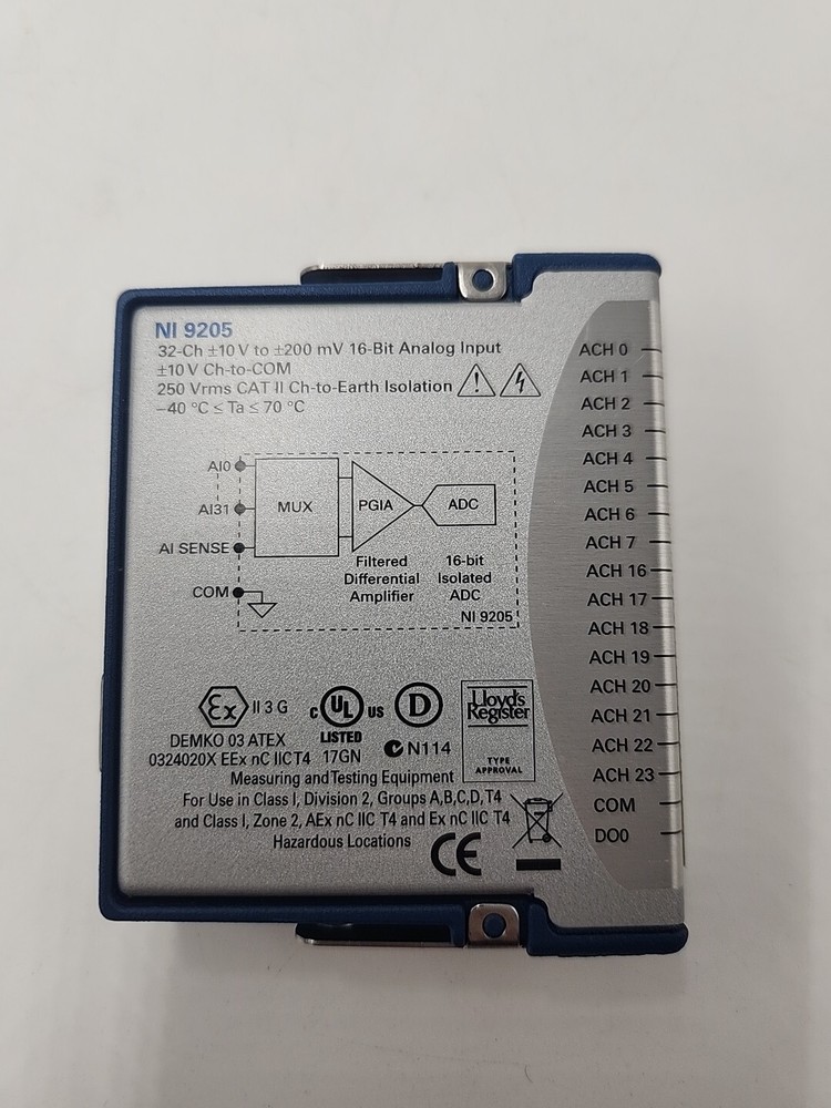 National Instruments NI 9205 32-Channel 16-Bit Analog Input Module