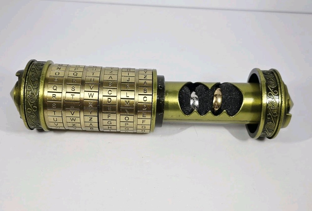 Cryptex Da Vinci Code Mini Cryptex Lock Puzzle Box Special Hidden Compartment