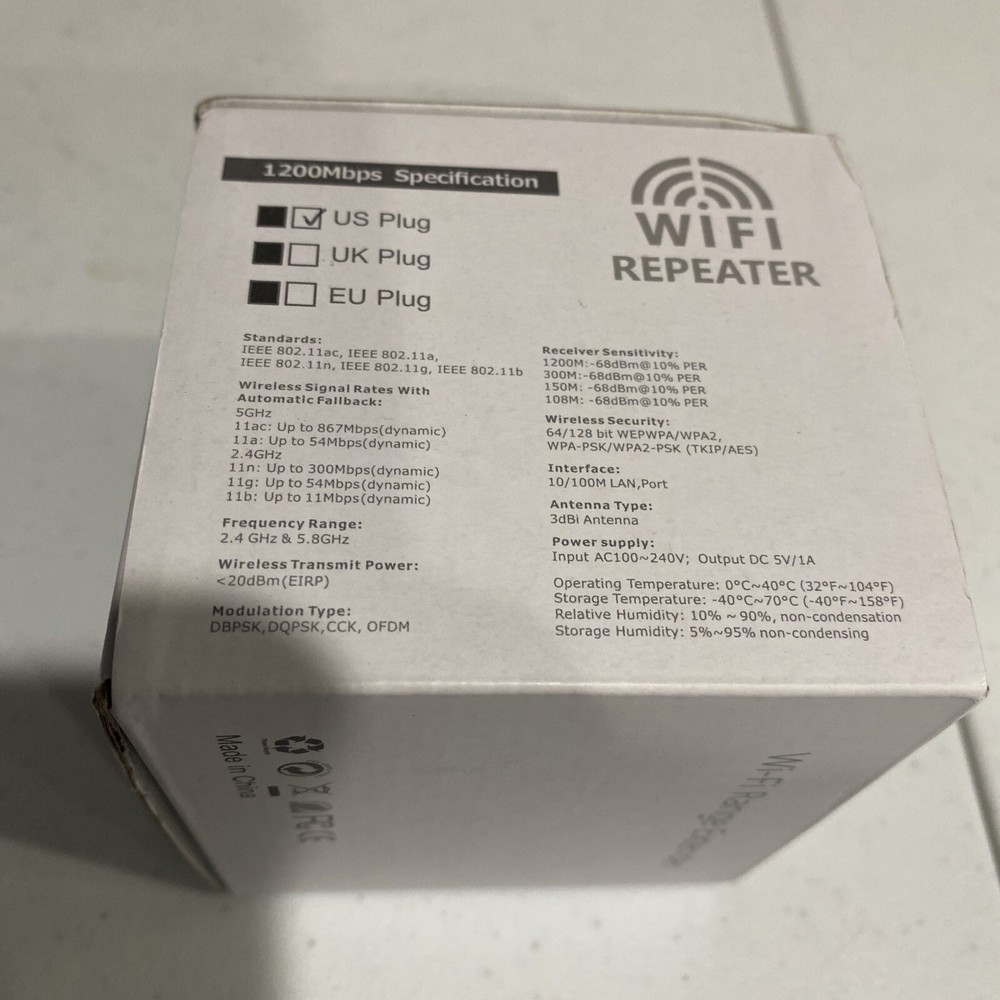 Carantee 1200mvps WiFi Extender