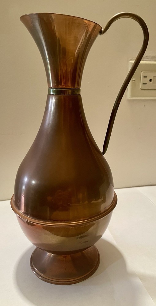 Copper Pitcher #3, 11 Inches Tall