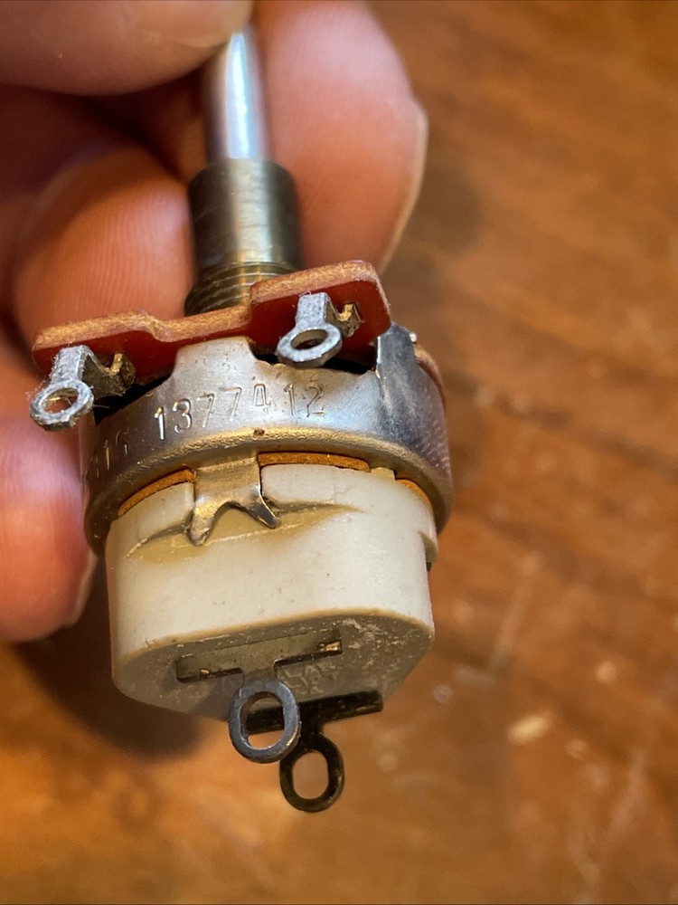 New Old Stock RCA Variable Resistor Push Pull Switch 50k Ohm Part # 119927