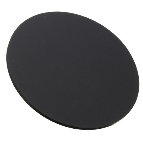 (2-Pack) ABS Round Plastic Sheet - 1/8" thick - Black - 15" Diameter - Paintable