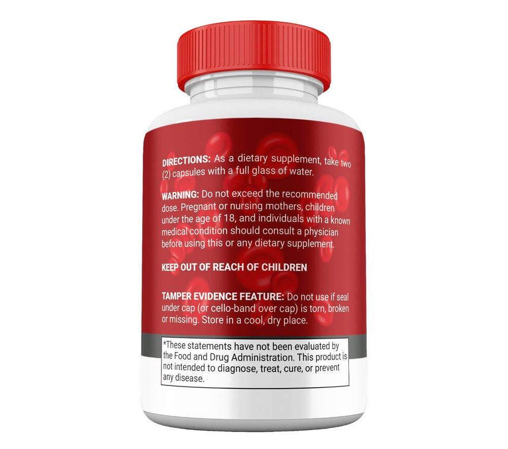 Blood Flow Max Capsules , Max Strength, BloodFlow Max Blood Support (2 Pack)