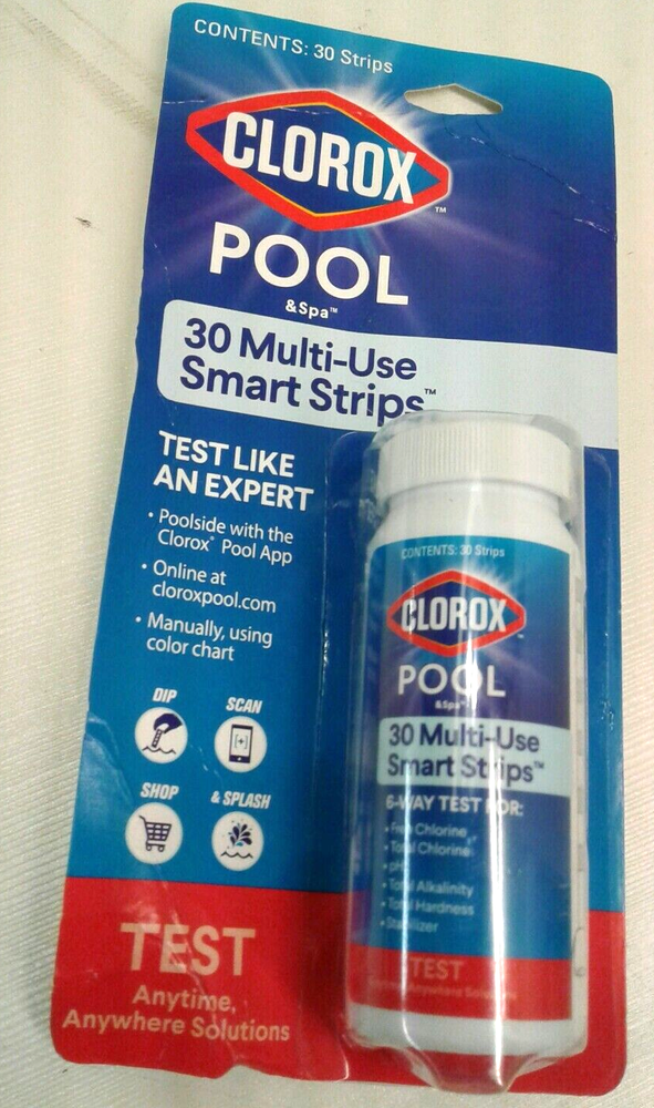 Clorox Pool&Spa Multi Use Smart Testing Strips (30 Strips)