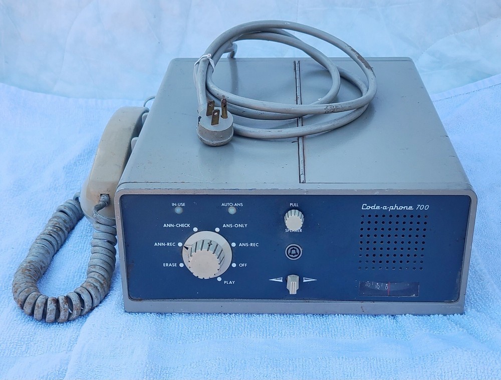 Western Electric Code-A-Phone 700 Answering Machine PARTS ONLY 1965 Pre-Release