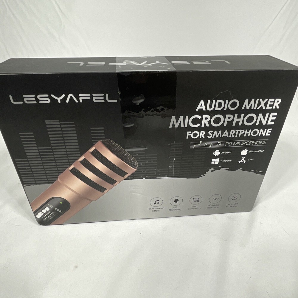 Audio Mixer Recording Microphone for iPhone,Android,PS4,Mac and Windows