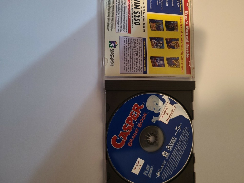 Casper Brainy Book PC/MAC CD ROM B488