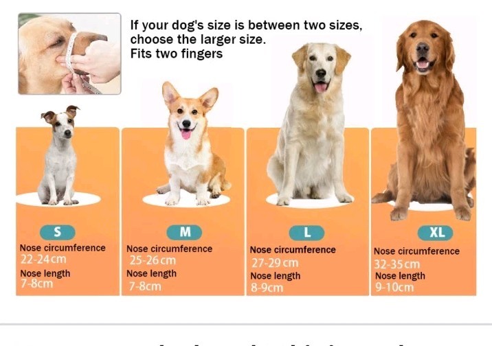 Dog Muzzle Mesh Soft Muzzle XL Sized Dogs Breathable No Biting