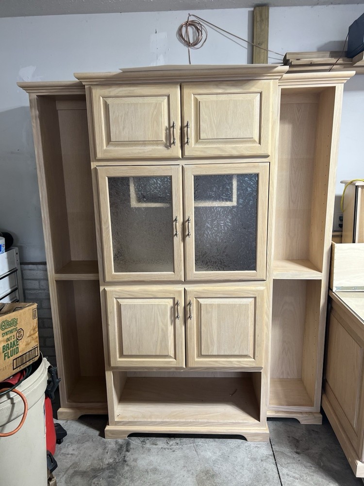 Desk W/ Marching Shelf Unit