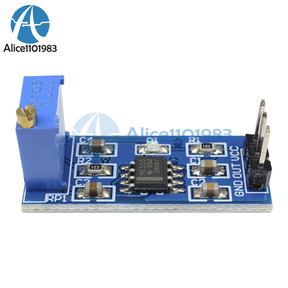2/5/10PCS NE555 Adjustable Frequency Pulse Generator Module For Arduino Car