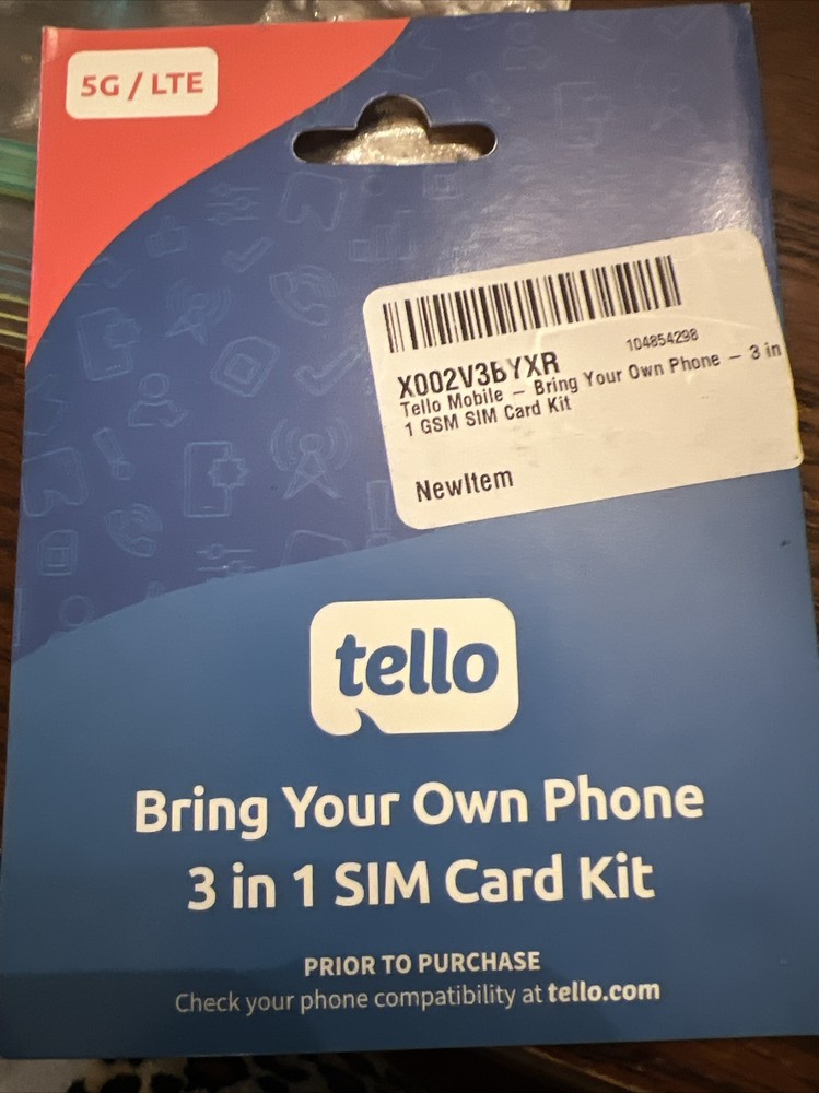 Tello Phone Card