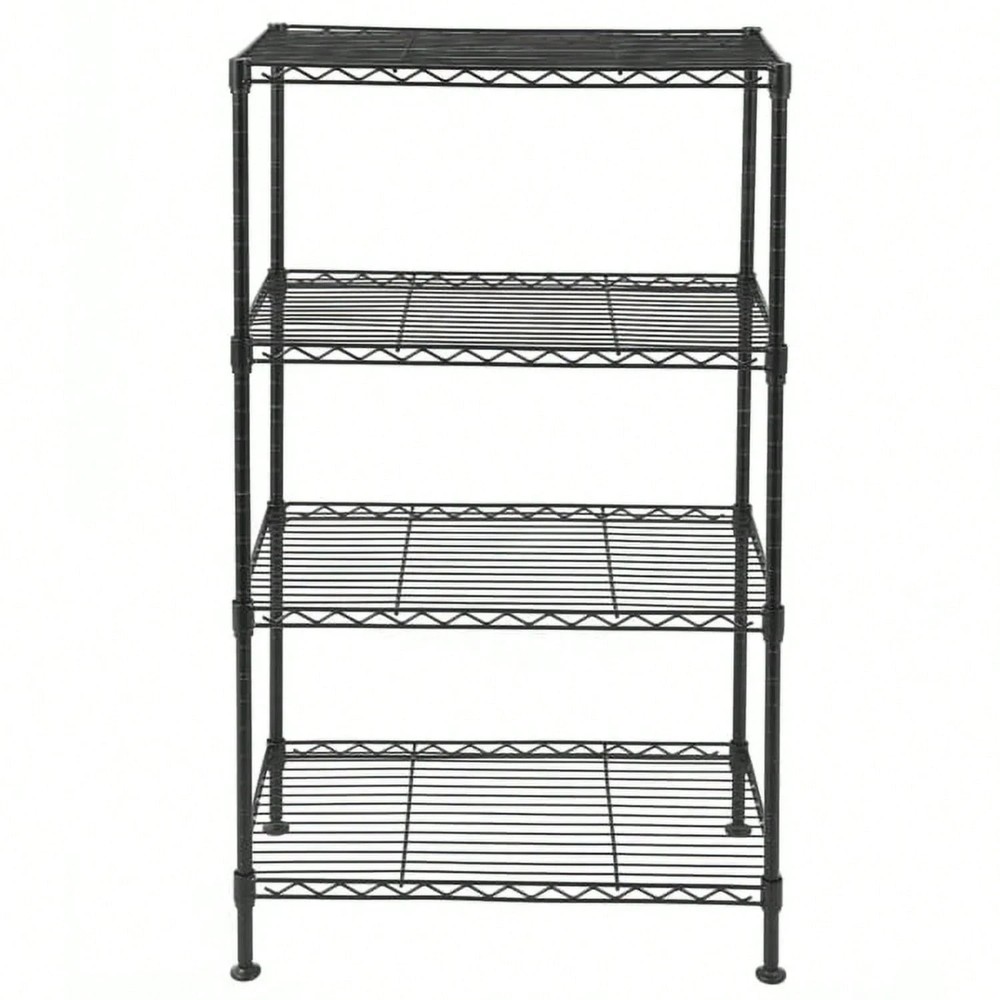 4-Tier Adjustable Steel Storage Rack