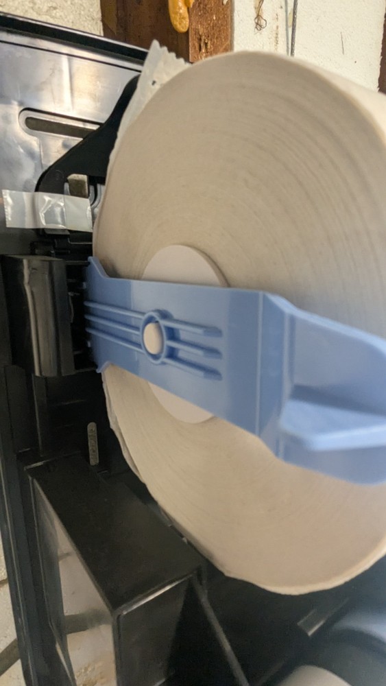 Sofpull paper towel adapter