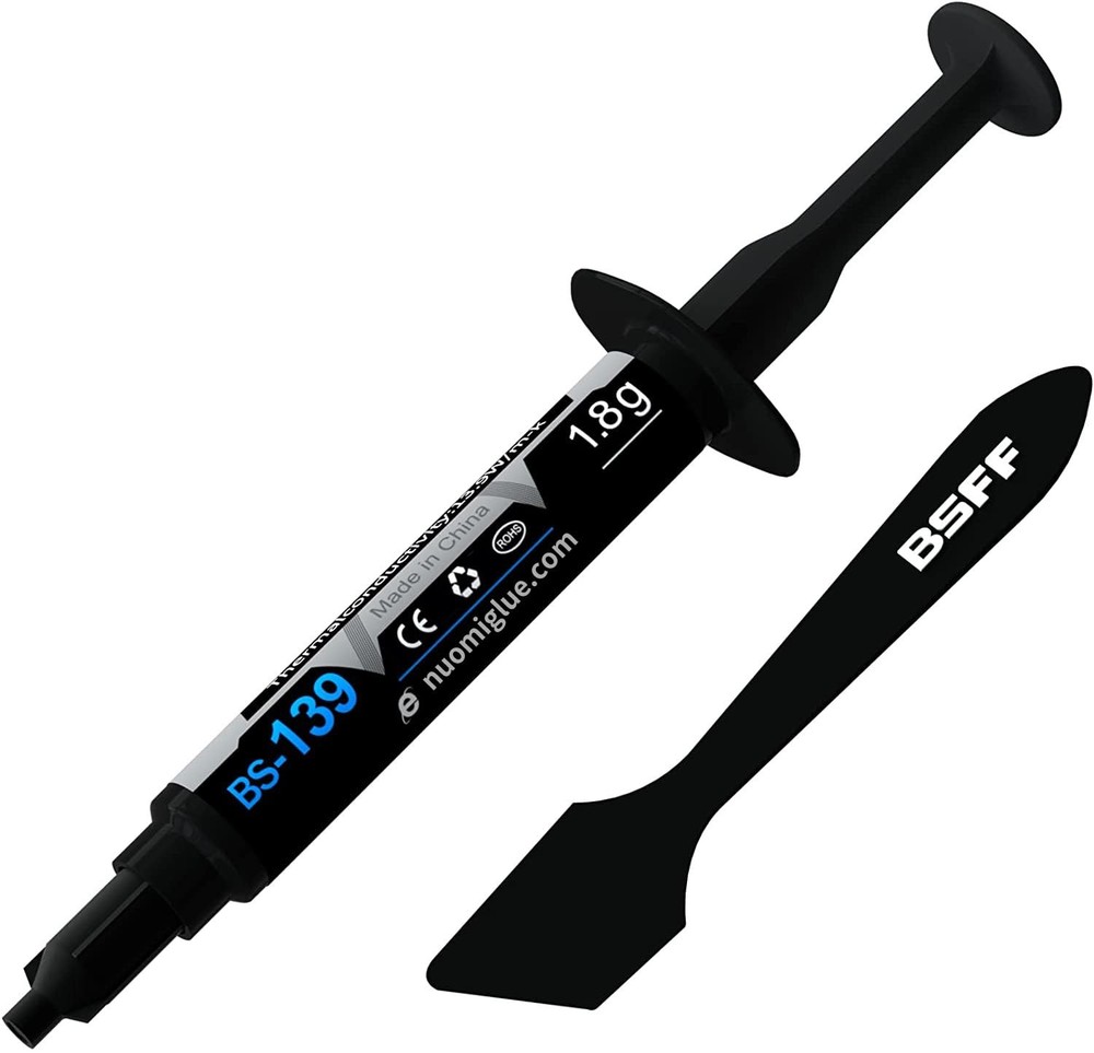 1.8g Thermal Paste Toolkit CPU Compound Heatsink IC Processor Carbon Based