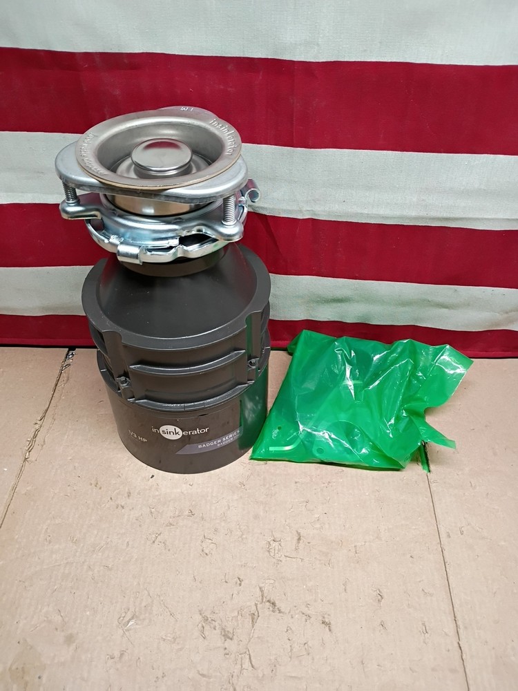 InSinkErator Badger 1 - Garbage Disposal 1/3 HP, Open Box,