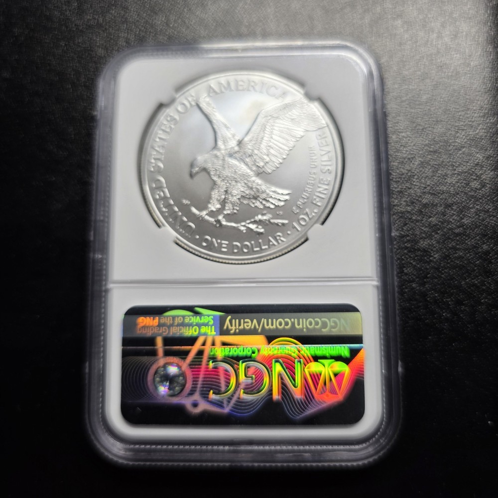 2021 Silver Eagle Type 2 First T-2 Production MS70 NGC PSS