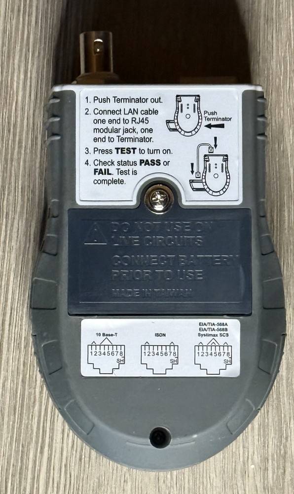 Black Box EZ Check Cable Tester with Tone Generator - EZCT