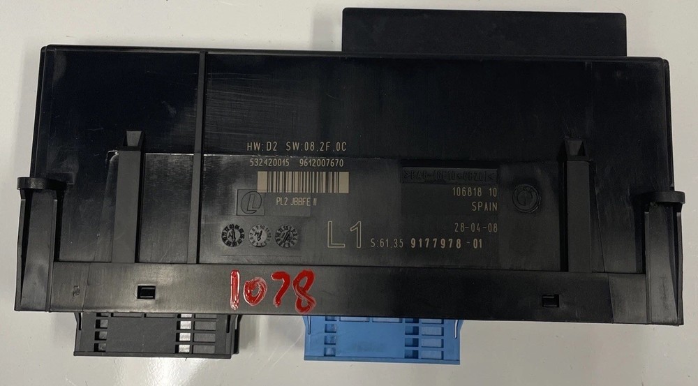 2008 BMW 328i E92 JBE Junction Fuse Box Control Module BCM 61359177978 E90 E93