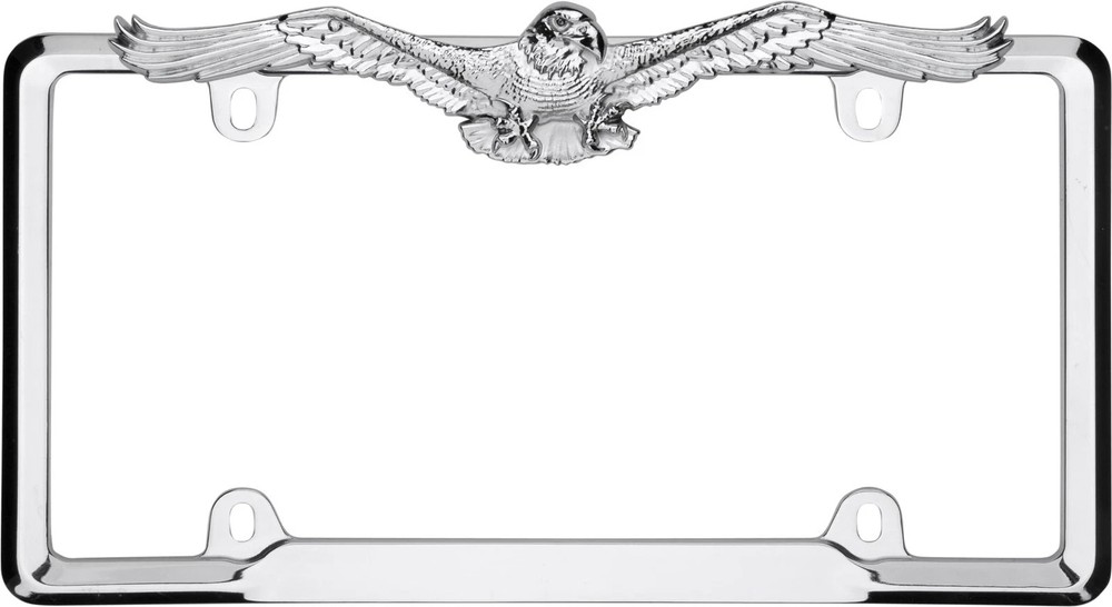 22330 Eagle License Plate Frame Chrome1 Frame