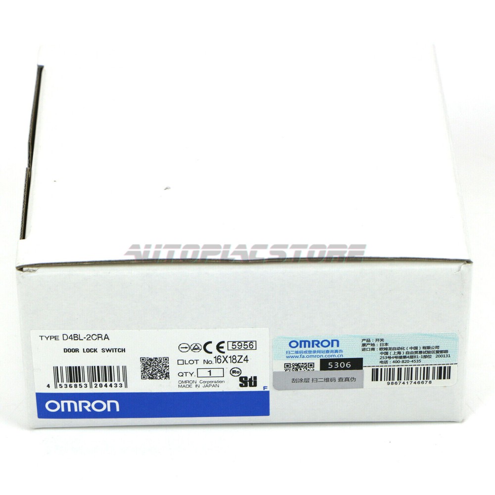 New OMRON D4BL-2CRA Guard Lock Safety-door Switch~