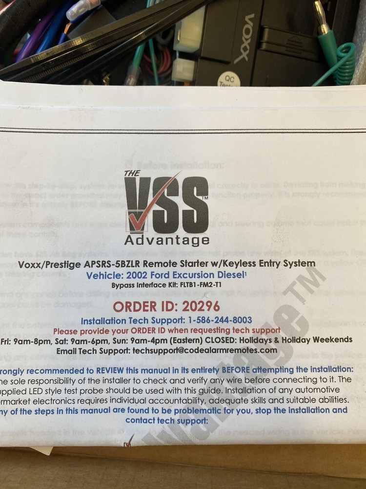 remote start ford excursion