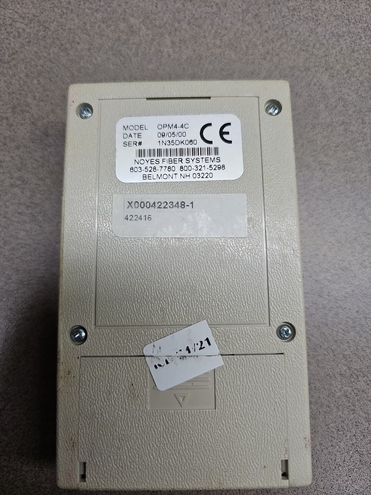 Noyes OPM4-4C Optical Power Meter Unit