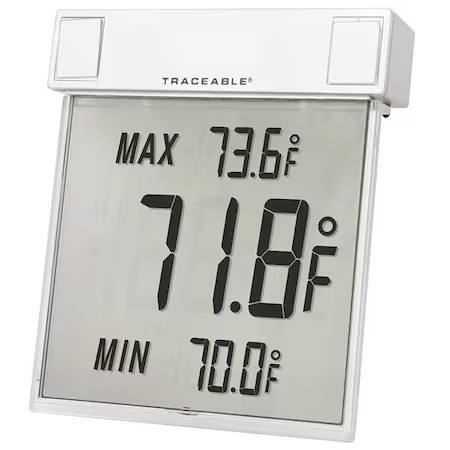 Traceable 4159 Digital Therm, Big-Digit See-Thru F