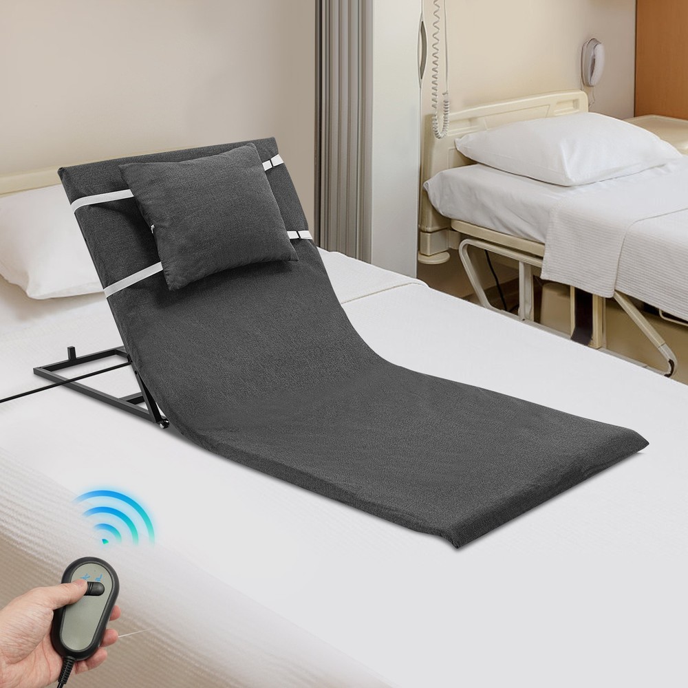 Electric Lifting Bed Backrest 2-80°Adjustable Back Rest Support For Elderly Grey