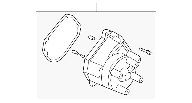 Genuine Honda Distributor Cap 30102-PAA-A01