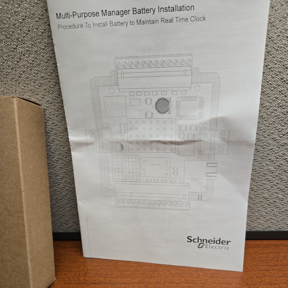✅ SCHNEIDER ELECTRIC MPM-UN-EI4-5045 Multi-Purpose Manager MPM-spare Battery