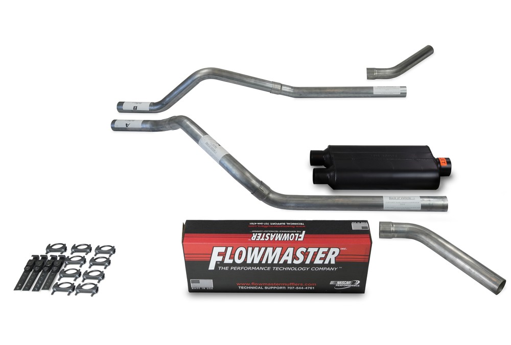 GMC Jimmy 00-04 2.5" Dual Exhaust Kits Flowmaster 50 Series Corner Exit