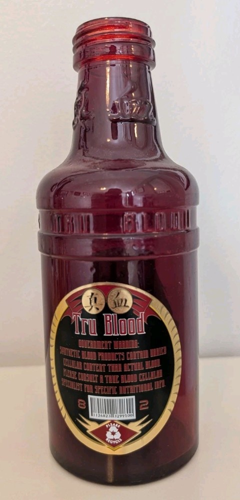 True Blood "Tru Blood" Authentic Prop Bottle