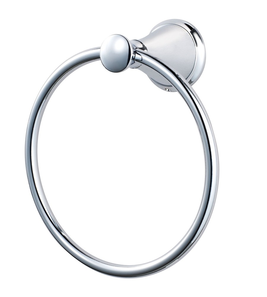 Saxton Towel Ring, Polished Chrome