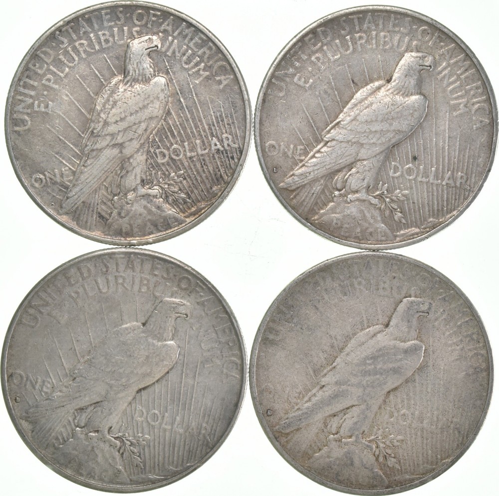 1934-D Peace US Silver Dollar - 90% Denver Minted