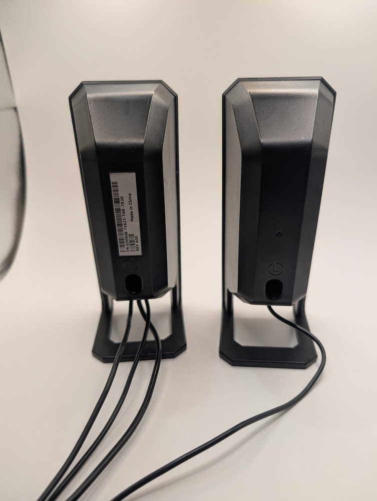 Dell A225 USB Powered Multimedia Black Computer Speakers Pre-owned Tested Work