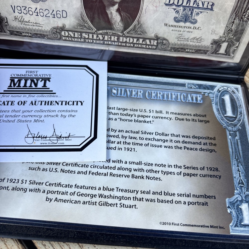 1923 horse blanket silver certificate