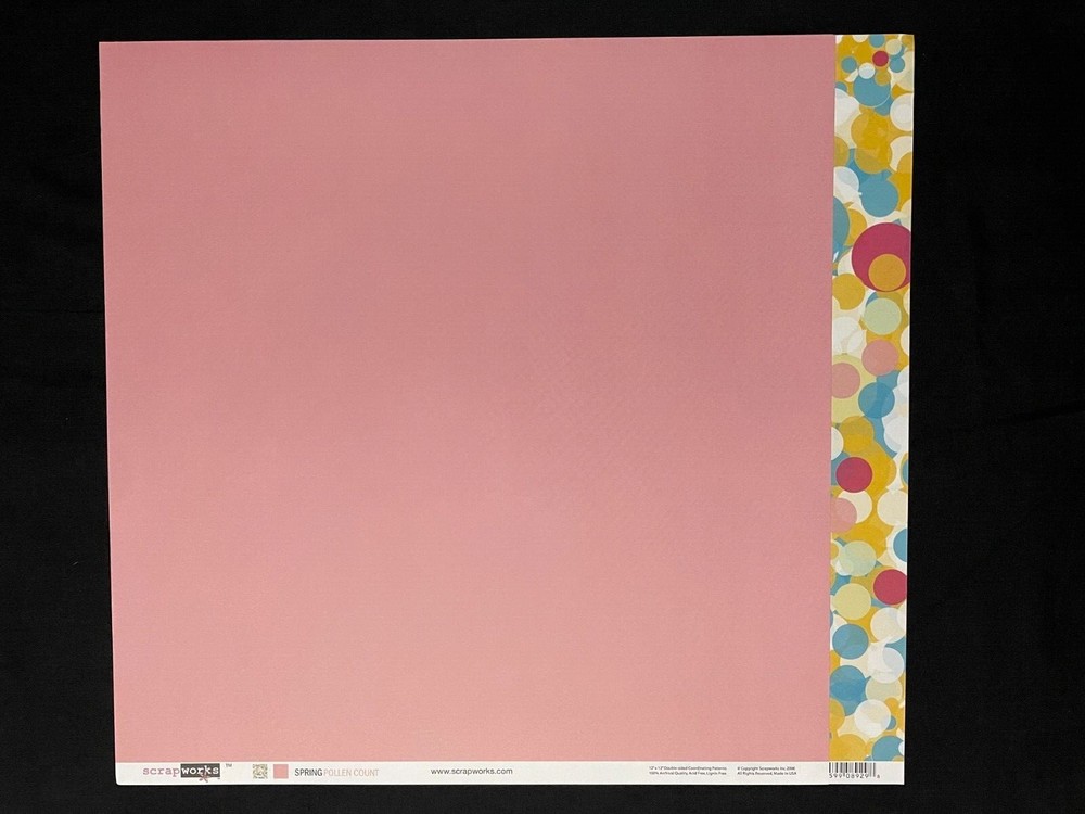 SCRAPWORKS "SPRING" DOUBLE-SIDED PAPERS