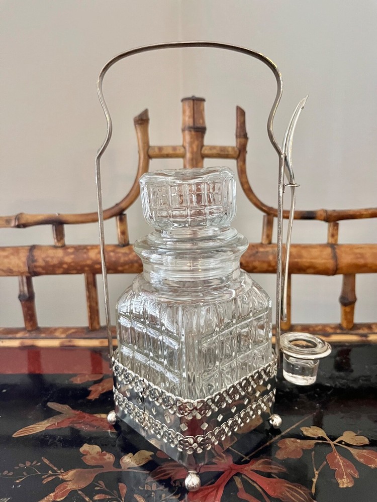 Sheffield England Silverplate Pickle Jar