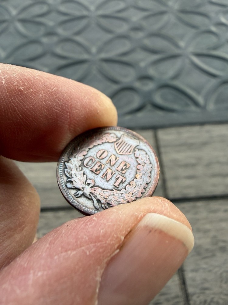 1906 Indian Head Small Cent Rainbow Tone