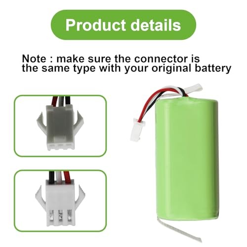 2-Pack Rechargeable Battery Replacement for Eufy X10 Pro Omni Robot Vacuum