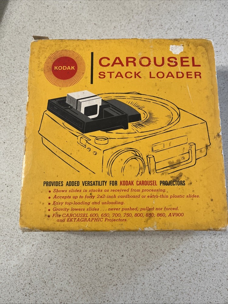 Kodak Carousel Stack Loader #B40 With Box  & Manual