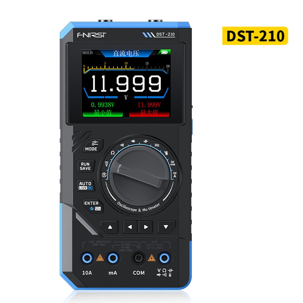 FNIRSI 3 In 1 DST210 Digital Oscilloscope Multimeter Function Signal Generator