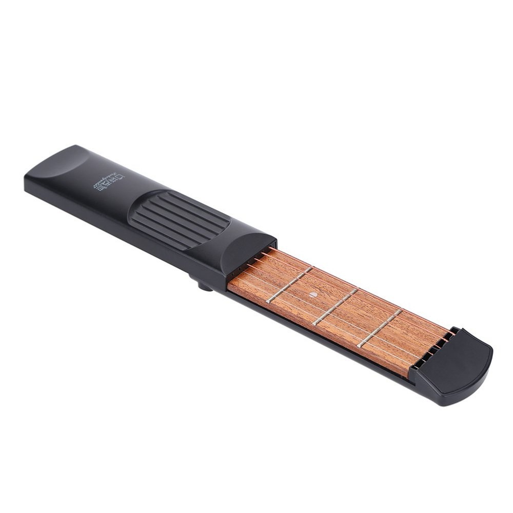 PocketStrings Guitar Practice Tool (Black, 6-Fret)