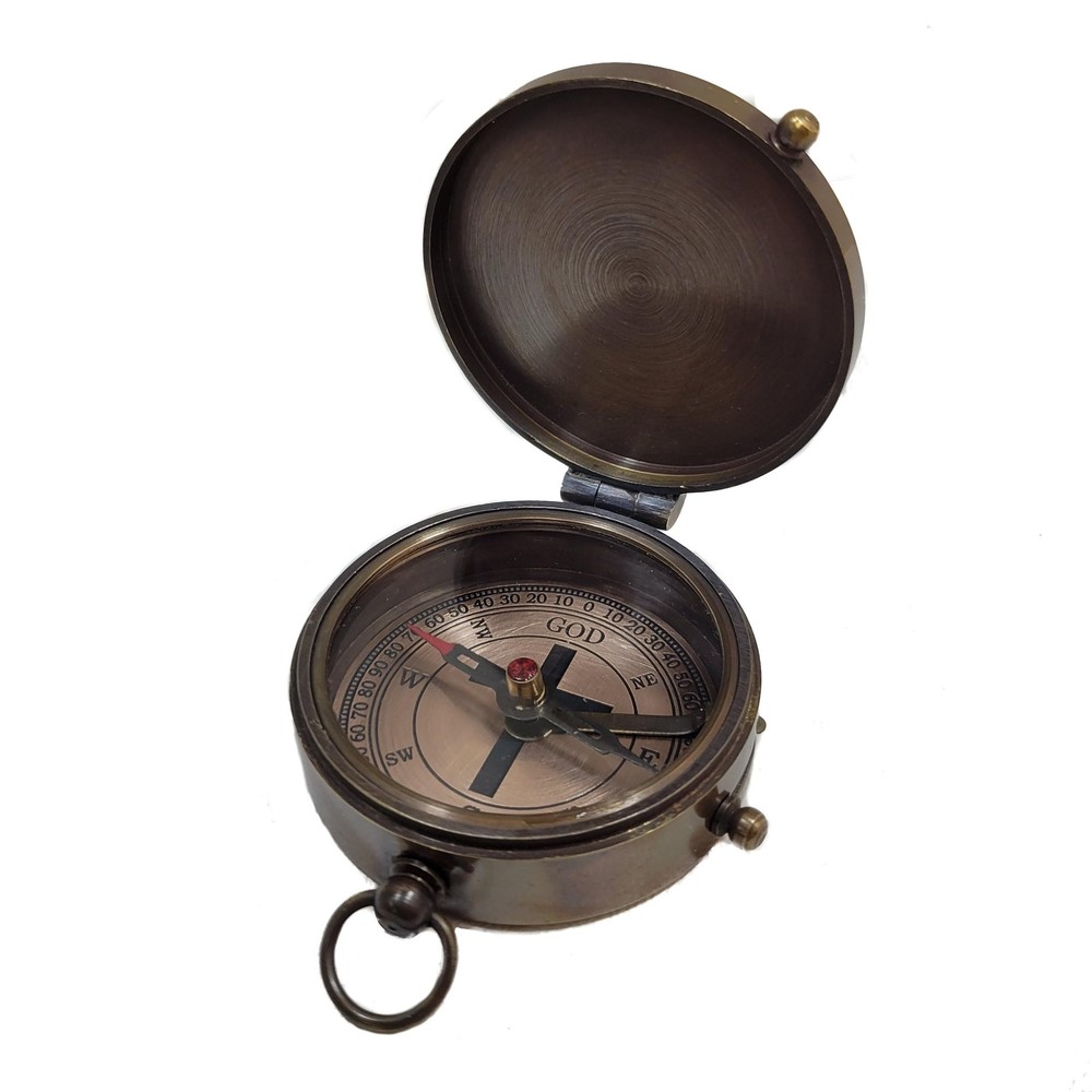 Personalized Compass Gift for Baptism, Confirmation | Religious Keepsake Engr...