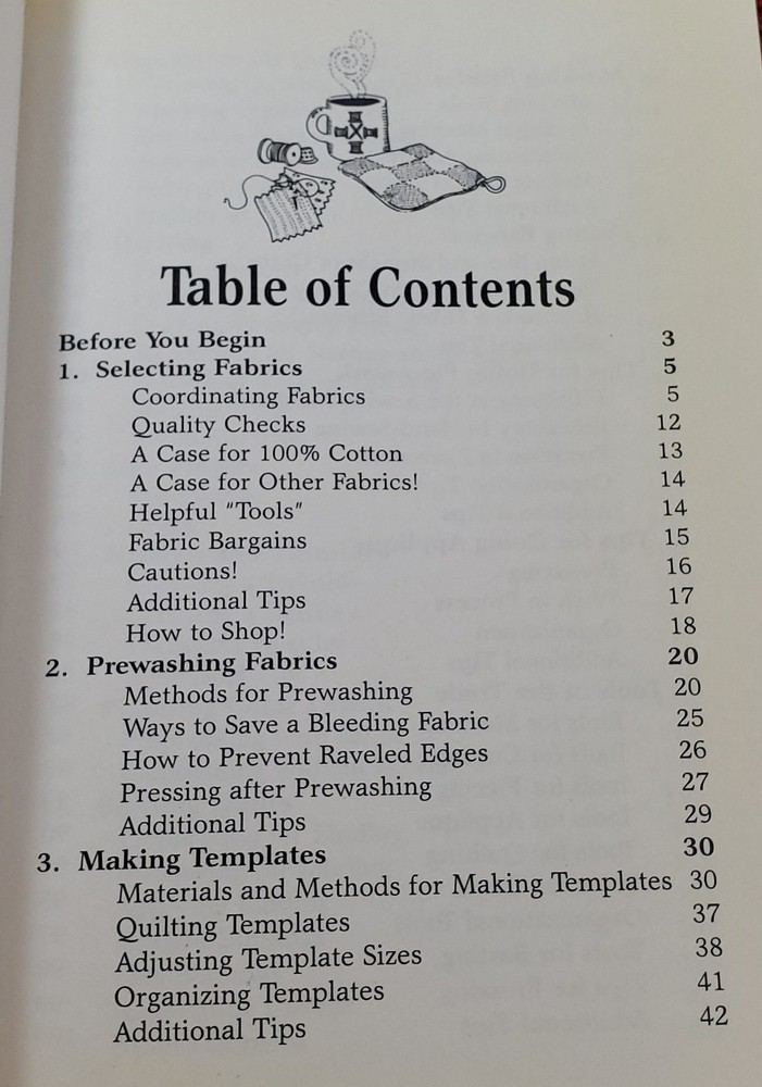 Vintage Tips for Quilters Book, Hints, Shortcuts, and Practical Suggestions