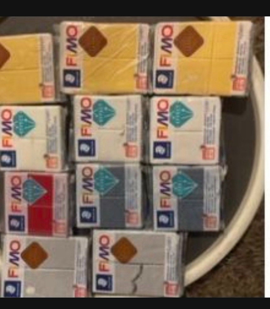11 2oz Bars of Fimo Effect Polymer Clay