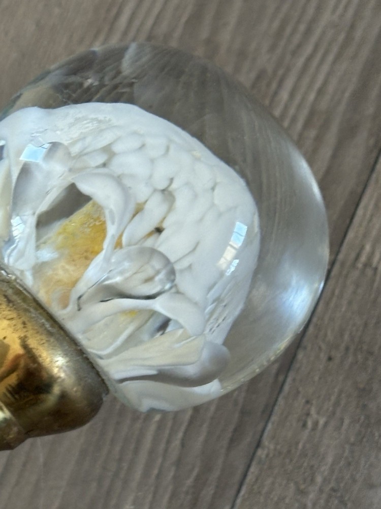 Fireplace Base PLATED Brass / Art Sphere USED.