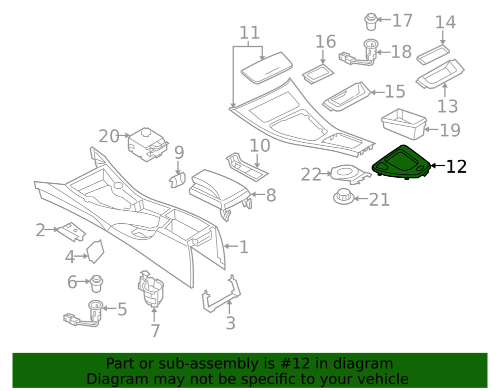 Genuine BMW Shift Panel 51-16-7-155-643
